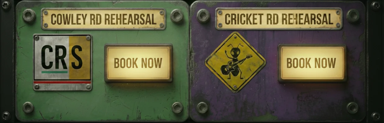 Rehearsal Rooms - Cowley Road & Cricket Road